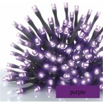 Emos D1AF01 Světelný řetěz Standard LED spojovací vánoční řetěz 10 m venkovní i vnitřní fialová – Zboží Dáma