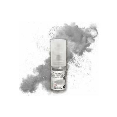 Food Colours Třpytky v rozprašovači New Silver Shimmering (5 g) - dortis – Sleviste.cz