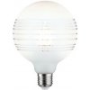 Žárovka Paulmann LED G125 Modern Classic dekorativní pruh bílá mat šrafovaná E27 2.700K stmívatelné