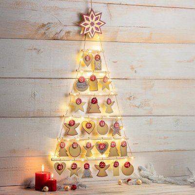 Weltbild Sada na výrobu adventního kalendáře s 24 stíracími samolepkami – Hledejceny.cz