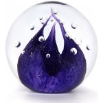 Artcristal Bohemia Skleněné těžítko koule 02, Ametyst, 6 cm | České sklo z rodinné sklárny – Zboží Mobilmania