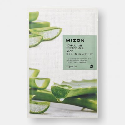 Mizon plátýnková 3D maska s aloe vera pro zklidnění a hydrataci pleti Joyful Time Essence Mask Aloe 23 g