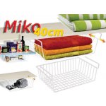 ARTEX Košík policový Miko 40 x 26 x 14 cm kov. bílý – Sleviste.cz