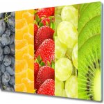 Skleněné deska do kuchyně Barevné ovoce 60x52 cm – Zboží Mobilmania