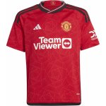 Adidas Manchester United 23/24 dětský domácí fotbalový dres červený
