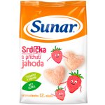 Sunar Snack jahodová srdíčka 50 g – Zboží Dáma