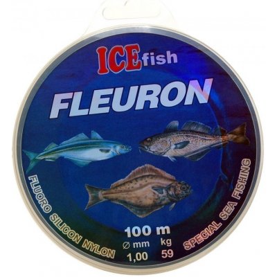ICE FISH Fluorocarbonový na mořské návazce 100 m 1 mm 59 kg – Zboží Mobilmania