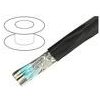 vodič Alpha Wire Vodič MIL-W-16878 (Type B) 6x28AWG stíněný PVC tmavě šedá