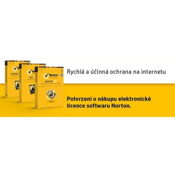 Norton Security Deluxe CZ 1 uživatel, 5 zařízení, 2 roky 21384903