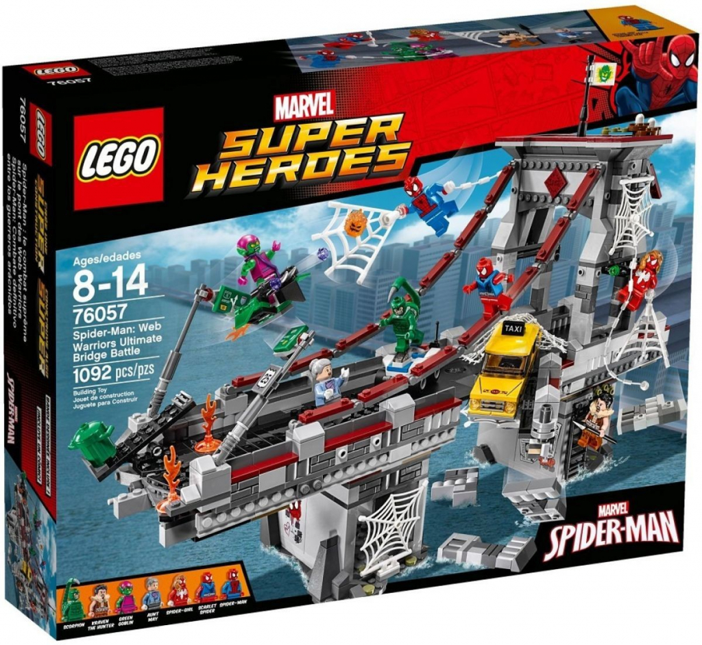 LEGO® Super Heroes 76057 Spiderman: Úžasný souboj pavoučích válečníků na  mostě od 4 700 Kč - Heureka.cz