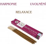 Indie Indické vonné tyčinky Meditace Golden Nag Meditation 15 ks – Zboží Dáma