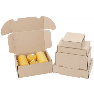 Eobaly.cz minikrabice/krabička 100 x 100 x 40 3VVL hnědá - 50 ks – Hledejceny.cz