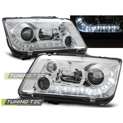 Tuning-Tec Přední čirá LED světla Volkswagen Bora (1998 - 2005) - chromované – Hledejceny.cz