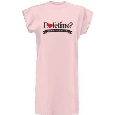 Tričko s potiskem Poletíme? dámské Růžová – Zboží Mobilmania