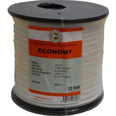 Polyetylenová páska pro elektrické ohradníky ECONOMY 10 mm – Zboží Dáma