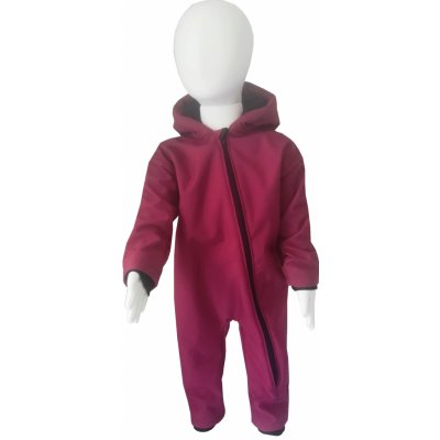 Dětská zimní softshellová kombinéza, fialová – Zboží Mobilmania