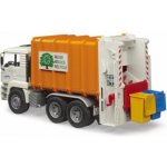 Bruder 2772 Auto MAN TGA popeláři bílo-oranžové funkční model 1:16 plast – Hledejceny.cz