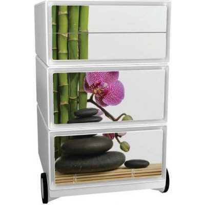 Manutan Easy Office mobilní 4 zásuvky 64,2 x 39 x 43,6 cm bambus – Hledejceny.cz