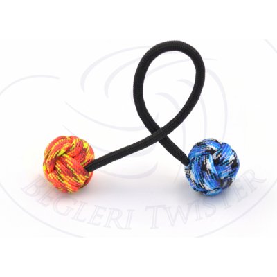 Begleri Twister Dark Elements Délka stringu: 15,5 cm, Druh begleri: Třívlákno 550, Druh stringu: Paracord 550