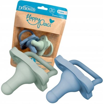 Dr.Browns HappyPaci 2ks modrá/zelená – Zboží Dáma