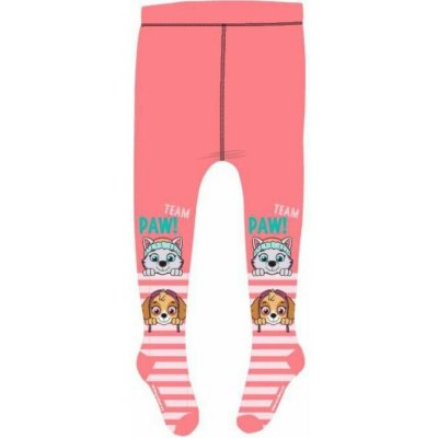 Eplusm Kojenecké punčocháče TLAPKOVÁ PATROLA Skye a Everest růžové Růžová – Zboží Mobilmania