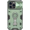 Pouzdro a kryt na mobilní telefon Apple Nillkin CamShield Armor Iphone 14 Pro Max zelené