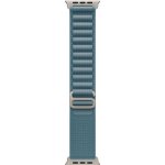 Apple Watch 49mm světle modrý Alpský tah - Small - provedení z přírodního titanu MFTH4ZM/A – Sleviste.cz