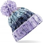 Beechfield Corkscrew beanie s bambulí fialová-šedá – Hledejceny.cz