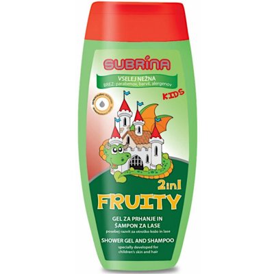 Subrina dětský sprchový gel a šampon 2v1 Fruity 250 ml – Hledejceny.cz