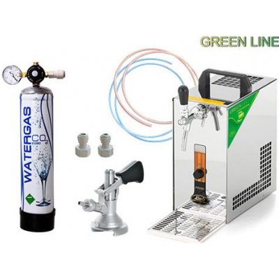 Lindr PYGMY 25 Green Line kompletní sestava s redukčním ventilem CO2 2 - naražeč PLOCHÝ – Zbozi.Blesk.cz