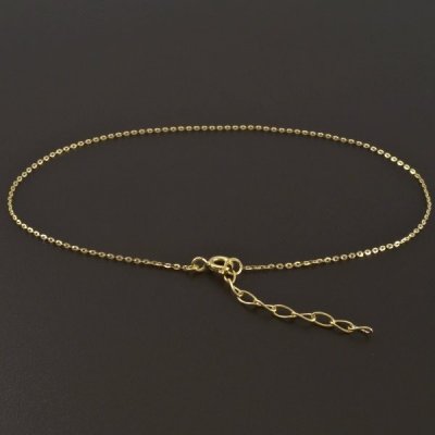 Goldstore Zlatý náramek na nohu ankr 1.11.NN005826.23-27 – Zbozi.Blesk.cz