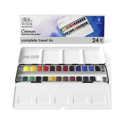 Cotman sada akvarelových barev 24ks Travel Tin – Hledejceny.cz
