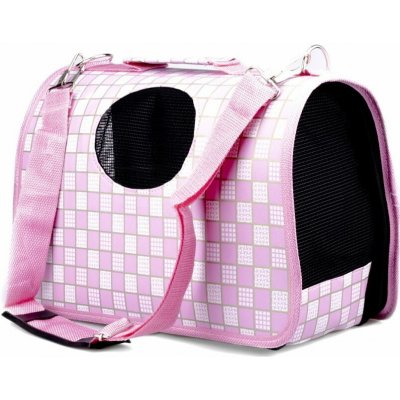 animALL Taška pink squares M 40 x 21 x 27 cm – Hledejceny.cz