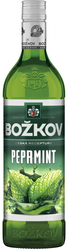 Božkov Peprmint 19% 1 l (holá láhev)