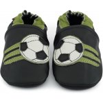 Carozoo Kožené capáčky s gumovou podrážkou fotbalový míč Modrá – Zboží Dáma