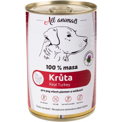 All Animals DOG Krůtí mleté 400 g – Sleviste.cz