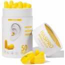 Haspro Tube50 špunty do uší, žluté 50 párů