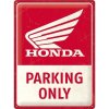 Obraz Postershop Plechová cedule: Honda Parking Only - 30x40 cm