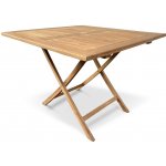 NOELA Stůl zahradní skládací ROGER II., teak 100 cm – Hledejceny.cz