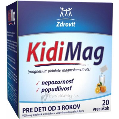 Zdrovit KidiMag sáčky 20 ks – Hledejceny.cz