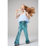 Pinko Up kalhoty s flitry Flower blue – Hledejceny.cz