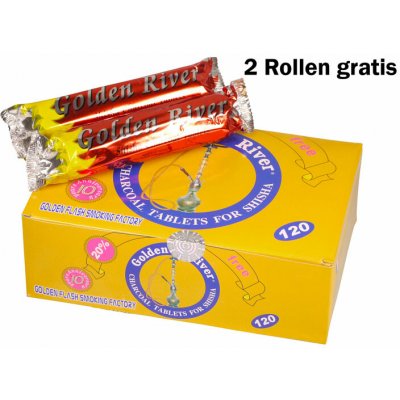 Golden River Uhlíky do vodní dýmky velké – Zboží Mobilmania