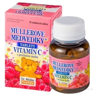 MÜLLEROVÉ medvídci VITAMIN C 45 ks – Hledejceny.cz