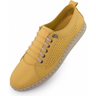 Nell Perform Dámské kožené boty Yellow – Hledejceny.cz