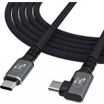 Wozinsky WPS1-UY41S USB-C Thunderbolt 4 240W úhlový zahnutý 1,5 m černý – Zboží Živě