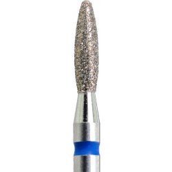 KMIZ Diamantová fréza plamínek zaoblený L-8,0 mm Ø 2,1 mm