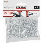 PowerPlus KRTH62703 - Trhací nýty 4,0x6,4mm 100ks – Hledejceny.cz