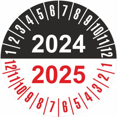 Kontrolní kolečko 06 - 2024-25 samolepící vinylová fólie 25 mm aršík 30 kusů – HobbyKompas.cz