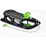 KHW Snow Shuttle de Luxe sáně řiditelné antracit/černá – Zbozi.Blesk.cz