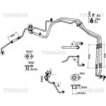 Vysokotlaké / nízkotlaké vedení, klimatizace TRISCAN 9010 28045 | Zboží Auto